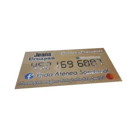 Millar De Tarjetas  Con Barniz A Registro con Realse