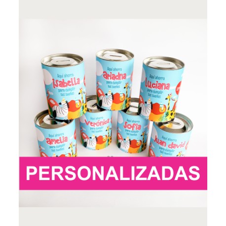 ALCANCIAS PERSONALIZADAS 20 PIEZAS