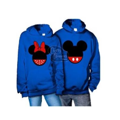 Sudaderas personalizadas para pareja de Micky Mouse