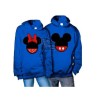 Sudaderas personalizadas para pareja de Micky Mouse